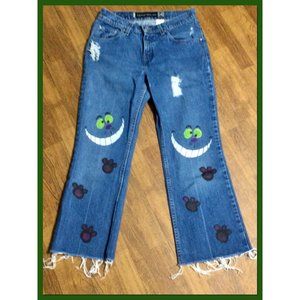 Hand Painted Cropped , sz 9